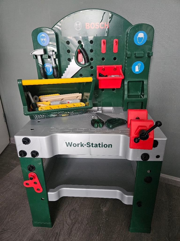 Bosch gereedschaptafel speelgoed, Ophalen of Verzenden, Zo goed als nieuw