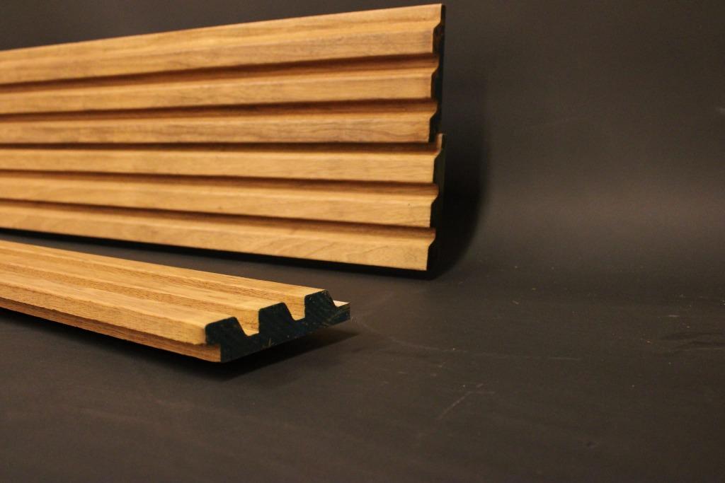 Ayous frake gevelbekleding channelsiding deens rabat rhombus, Planken, Nieuw, Ophalen of Verzenden, Hardhout