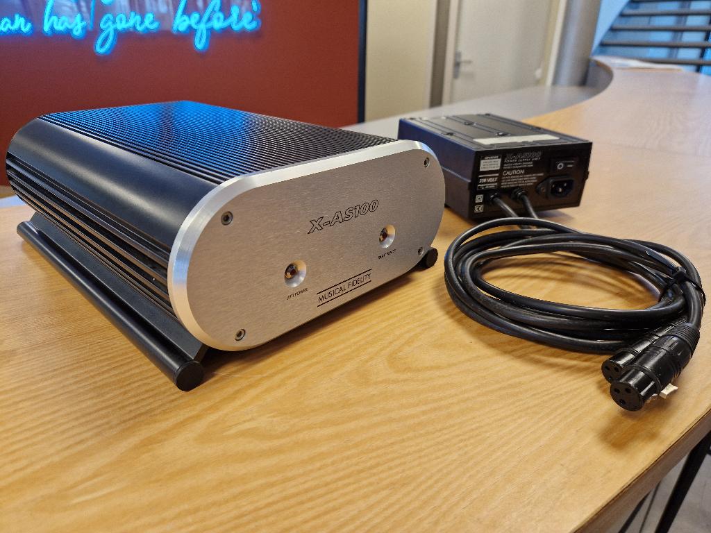 ✅ Musical Fidelity X-AS100 eindversterker audiofiele X-serie, Ophalen of Verzenden, Gebruikt, 60 tot 120 watt, Overige merken