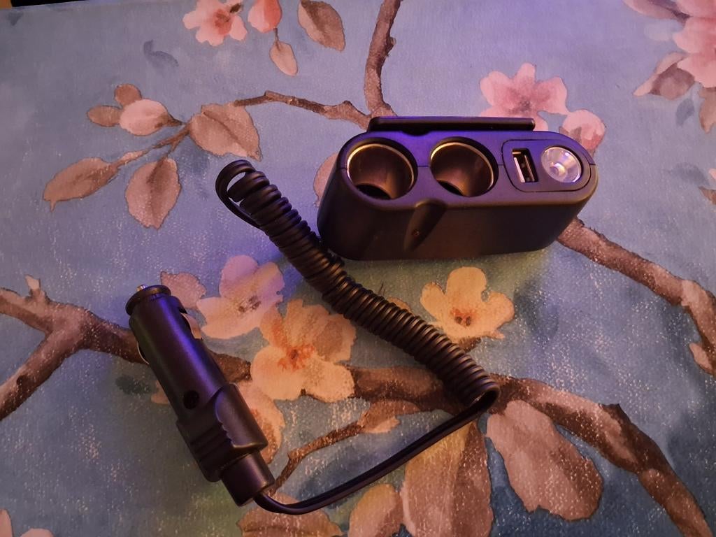 Auto Sigarettenaansteker Splitter met USB, Ophalen, Gebruikt