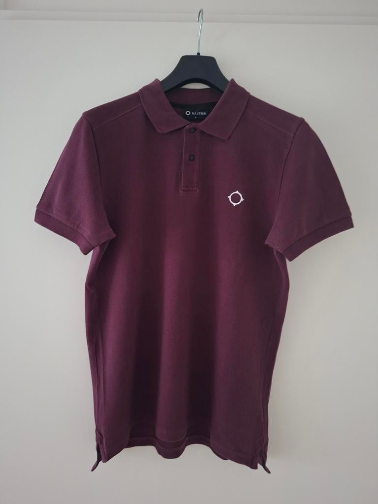 MA.STRUM Polo Burgundy Maat M - Zo goed als nieuw, Maat 48/50 (M), Ophalen of Verzenden, Rood, MA.STRUM