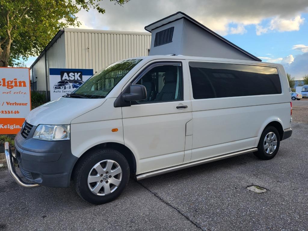 VW Transporter Camper TDI 131 PK AUTOMAAT, Auto's, Euro 5, Overige carrosserieën, 2500 kg, Zwart