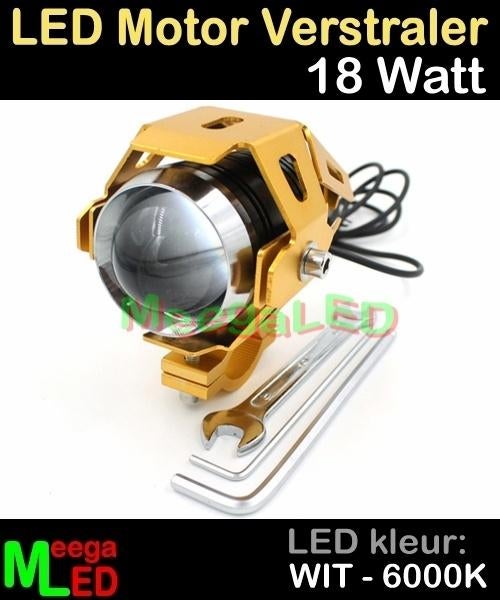 UITVERKOOP - LED Motor Verstraler 18 Watt CREE LED, Ophalen of Verzenden