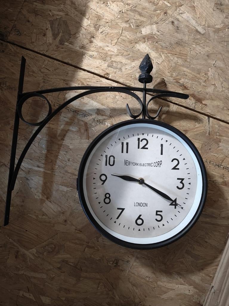 Stationsklok, Huis en Inrichting, Woonaccessoires | Klokken, Ophalen of Verzenden
