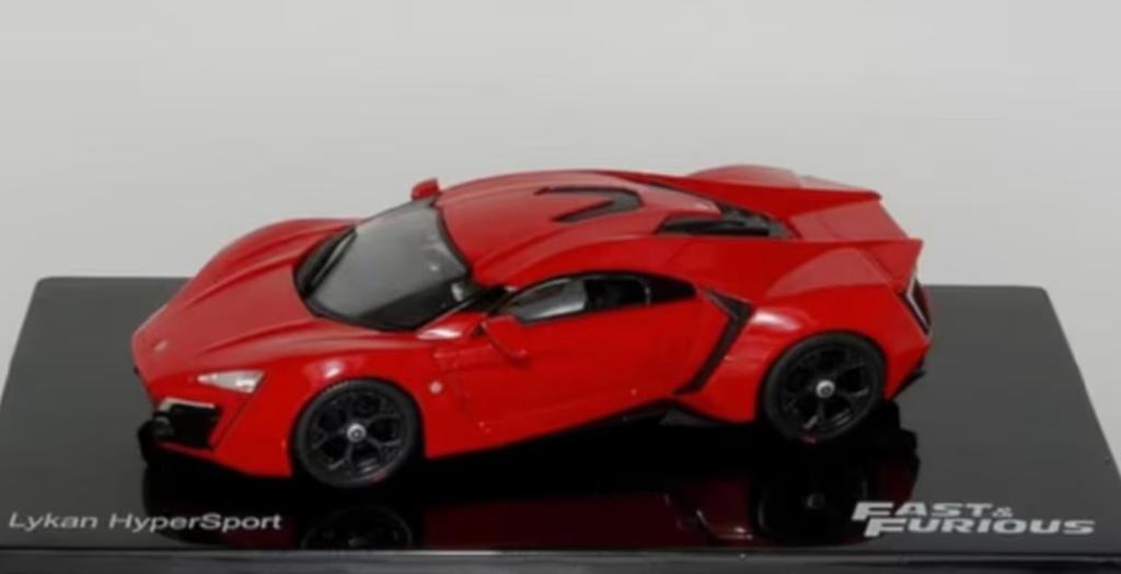 Lykan Hypersport 2013 schaal 1/43 FAST & FURIOUS ALTAYA # 63, Verzenden, Nieuw, Auto, Overige merken