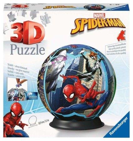 Ravensburger: 3D Spider-Man Puzzleball 72 stukjes, Ophalen of Verzenden, Minder dan 500 stukjes, Nieuw, Rubik's of 3D-puzzel