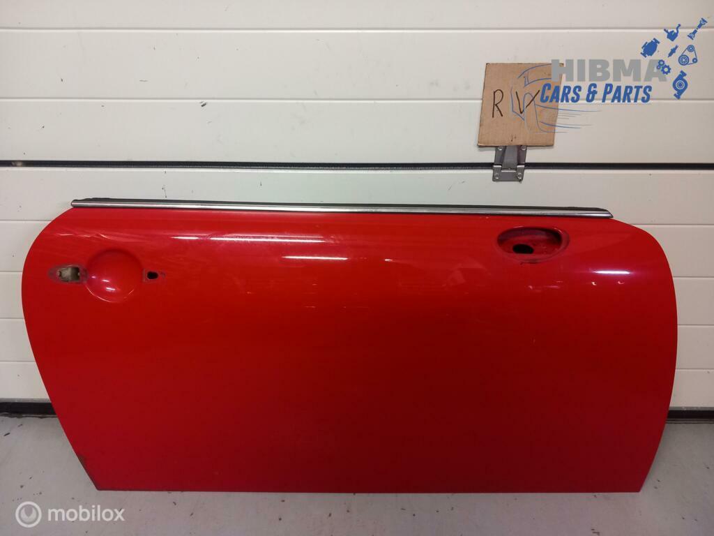 Mini Cooper R50 Portier Rechts Voor Rood Chili Red 2001-2007, Gebruikt, Deur, Ophalen of Verzenden, Mini