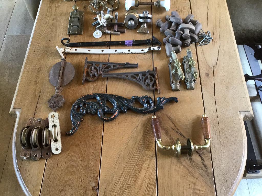 Oud / antiek hang en sluitwerk, Ophalen of Verzenden, Gebruikt, Overige materialen, Overige typen