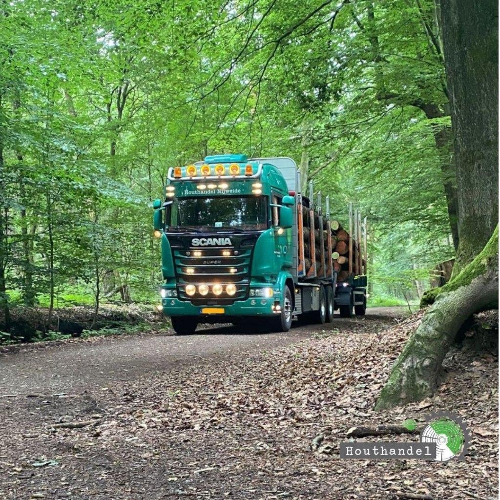 Brandhout stamhout, 6 m³ of meer, Verzenden, Eikenhout, Stammen
