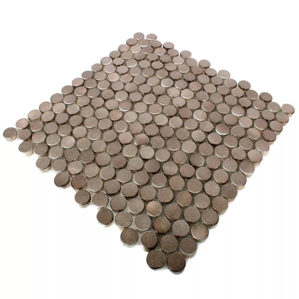 mozaiëk refections penny round bronze mozaïek  19mm, Doe-het-zelf en Verbouw, Tegels, Overige materialen, Verzenden, Wandtegels