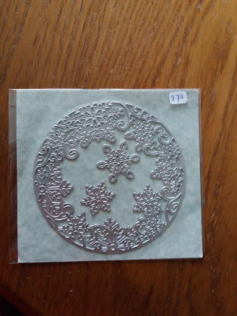 Ronde kerstmal 10 x 10cm., Ophalen of Verzenden, Nieuw, Kerst, Pons of Mal