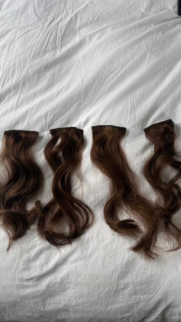 Extension Zascha clip in hair / fill ins 40 / 50 cm, Sieraden, Tassen en Uiterlijk, Uiterlijk | Haarverzorging, Ophalen of Verzenden
