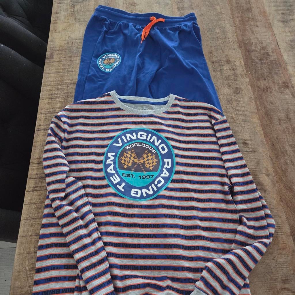 vingino jongens pyjama, Ophalen of Verzenden, Zo goed als nieuw, Maat 164, Vingino