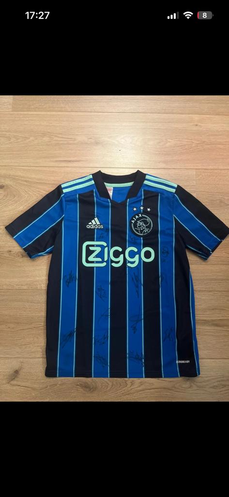 Ajax gesigneerd shirt 2021/2022, Maat XS of kleiner, Ophalen of Verzenden, Zo goed als nieuw, Shirt