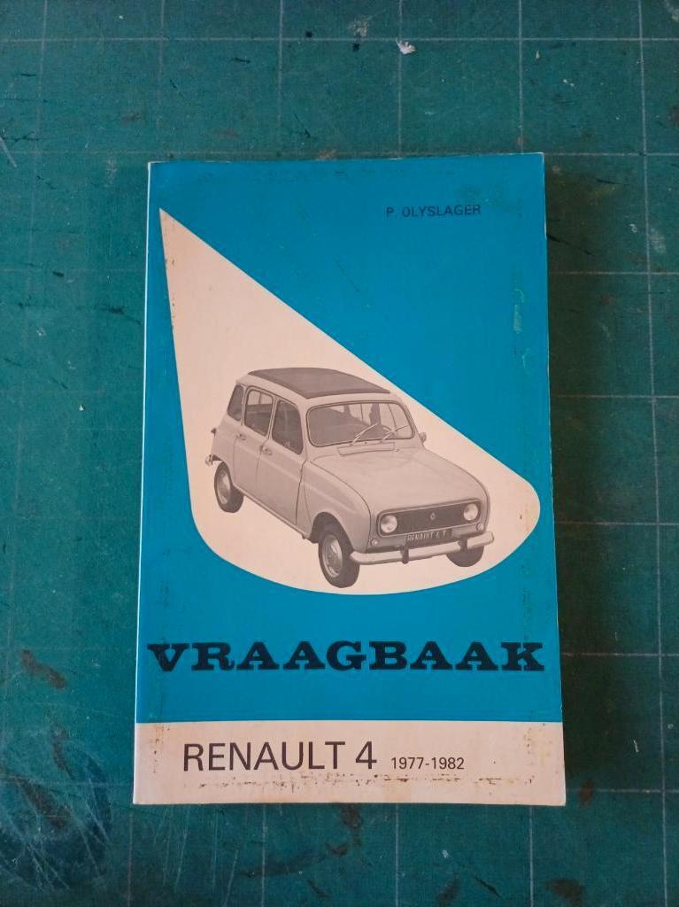Vraagbaak RENAULT 4 1977-1982, Auto diversen, Handleidingen en Instructieboekjes, Ophalen of Verzenden