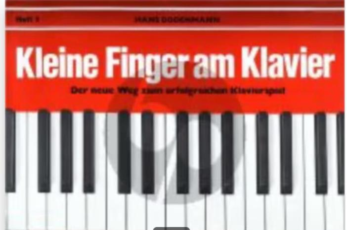 Kleine finger am klavier vol.1 - Piano lesboek, Klassiek, Les of Cursus, Nieuw, Ophalen of Verzenden