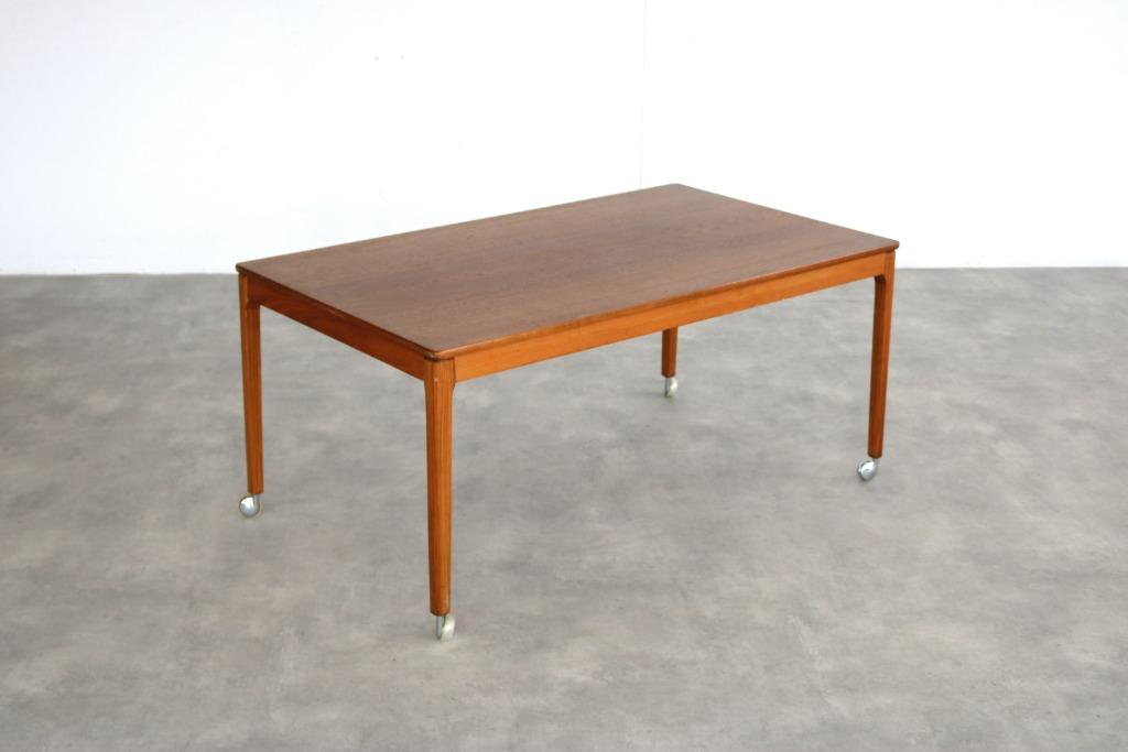 vintage salontafel | tafel | jaren 60 | Zweeds, Gebruikt, 100 tot 150 cm, Overige materialen, Rechthoekig