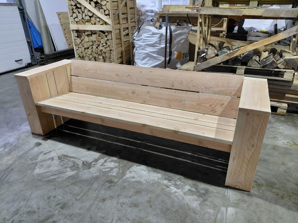 Nieuwe douglas loungebank. Loungebanken., Ophalen, Nieuw, Hout