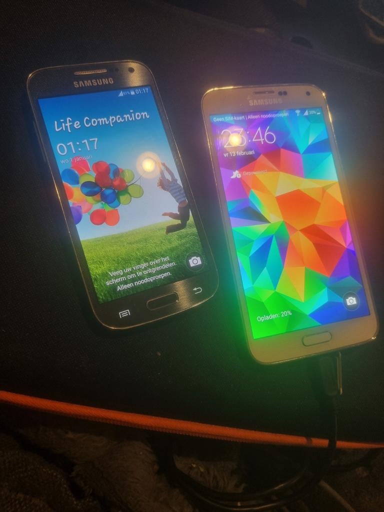 Samsung Galaxy S4 Mini & S5 - Goedkoop!, Gebruikt, Overige modellen, Zwart, Touchscreen