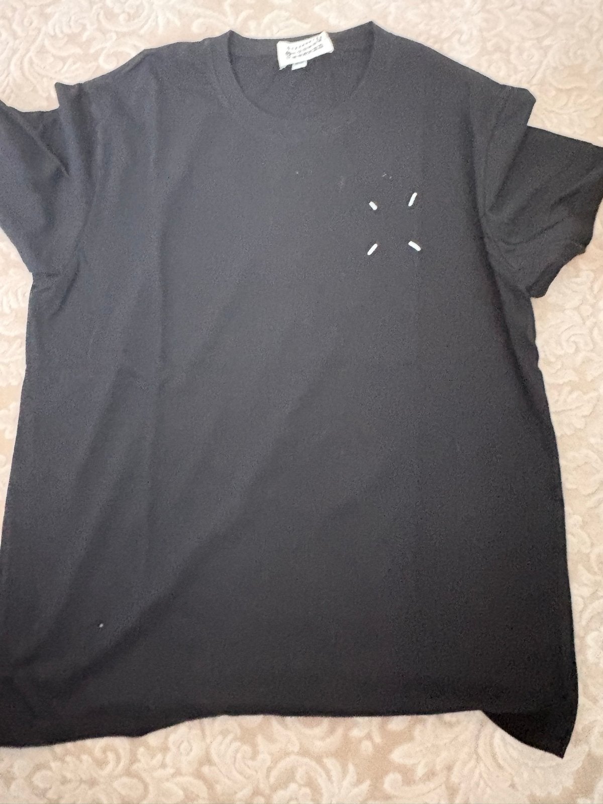Maison Margiela T-shirt Zwart Maat 3XL, Kleding | Heren, Ophalen of Verzenden, Zo goed als nieuw, Overige maten, Zwart