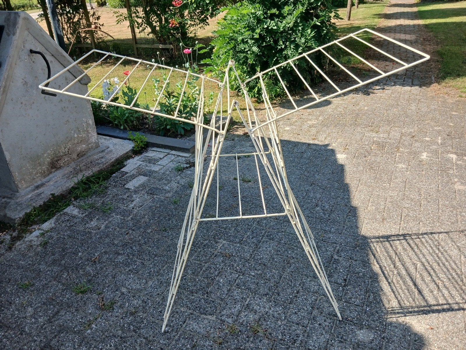 Stevig wasrek - ideaal voor binnen en buiten, Ophalen of Verzenden, Gebruikt, Wasrek