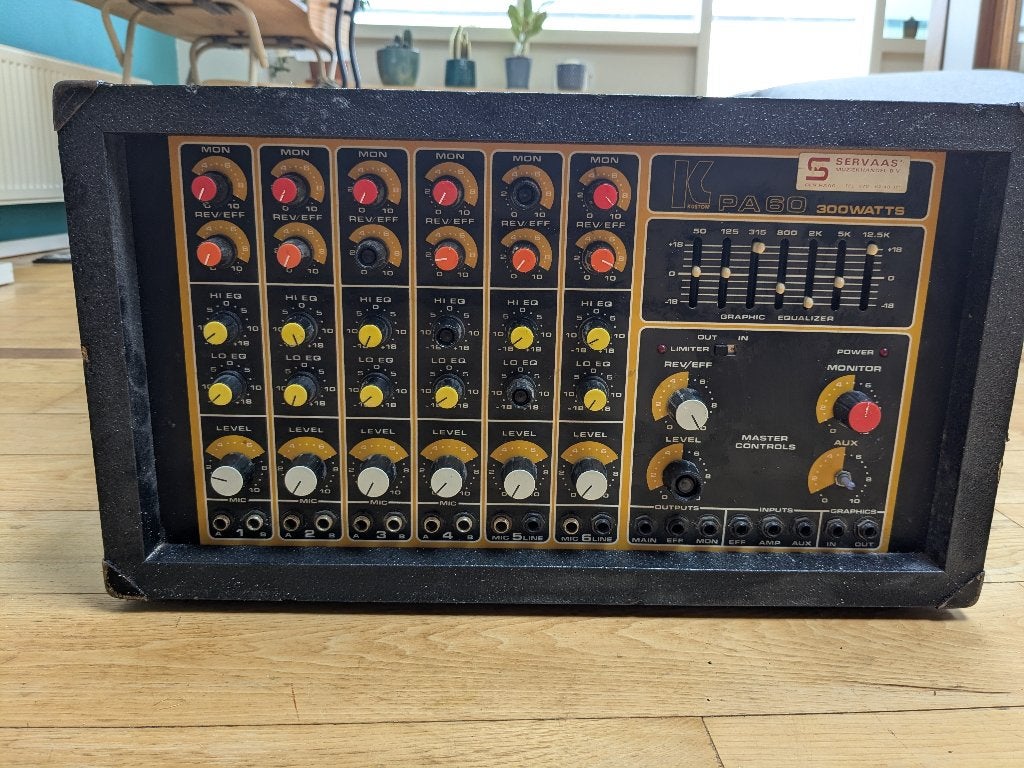 Oude PA unit, Muziek en Instrumenten, Ophalen, Gebruikt, Minder dan 500 watt, P.A.
