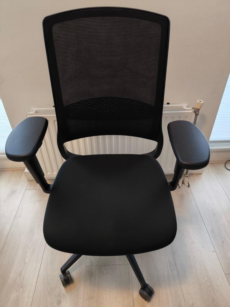 Gispen Bureaustoel Zinn Smart 2.0 Ergonomisch, Ophalen, Zwart, Zo goed als nieuw, Bureaustoel