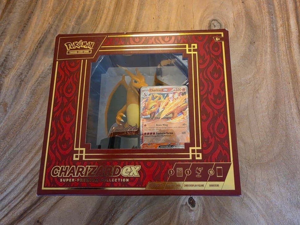 Charizard ex Super Premium Collection - promo's en beeldje, Ophalen of Verzenden, Zo goed als nieuw, Overige typen