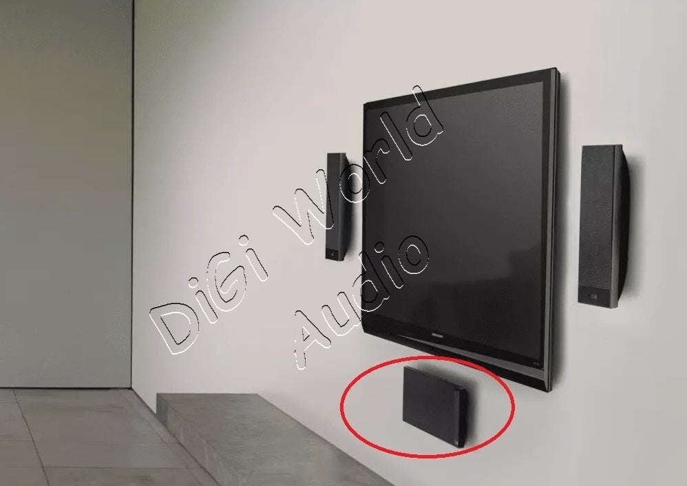 KEF T101C super slanke centerspreaker, Ophalen of Verzenden, Zo goed als nieuw, 60 tot 120 watt, Center speaker