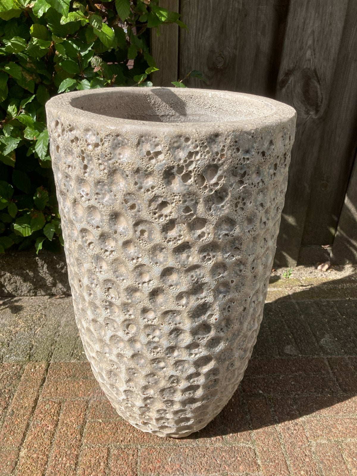 Grote bloempot - PTMD seco 56 cm hoog, Rond, Zo goed als nieuw, Binnen, Aardewerk