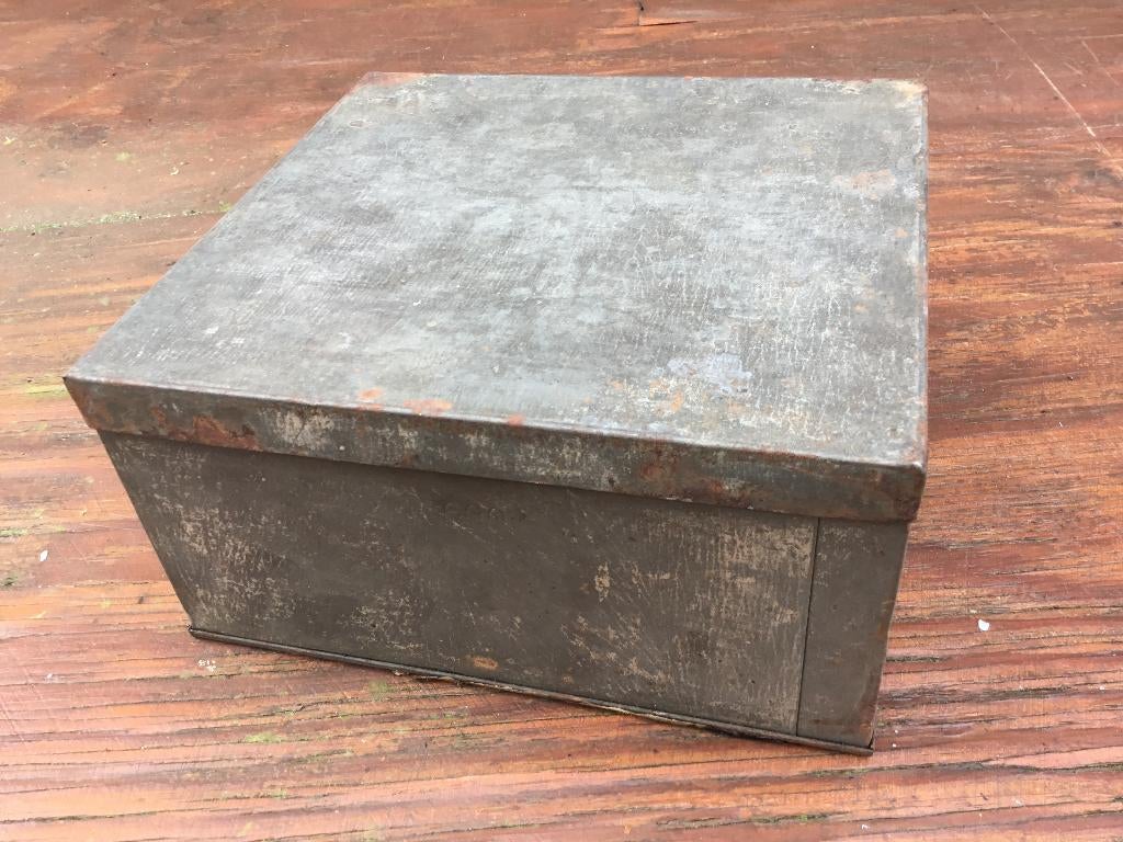 Blik Koekjestrommel Verkade, Ophalen of Verzenden, Gebruikt, Koek(jes), Verkade