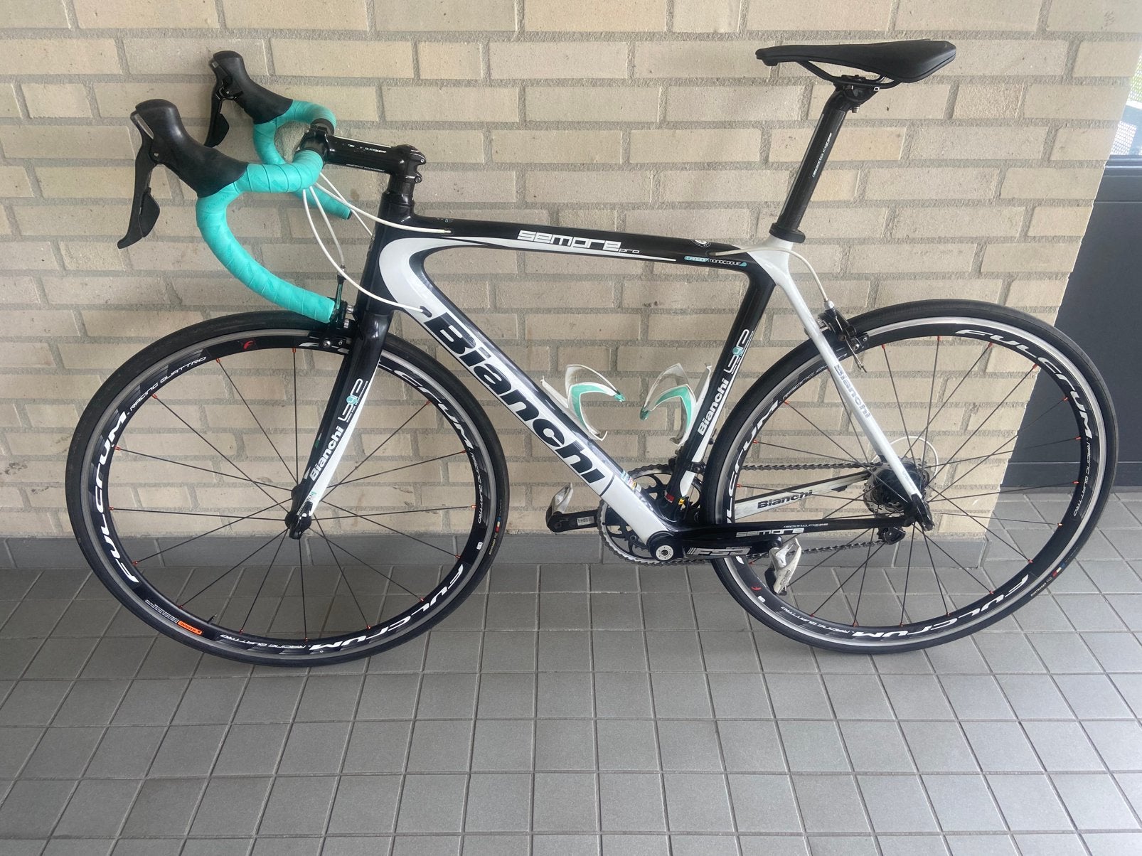 Bianchi Sempre full carbon maat 55, Gebruikt, Carbon, Meer dan 20 versnellingen, 53 tot 57 cm
