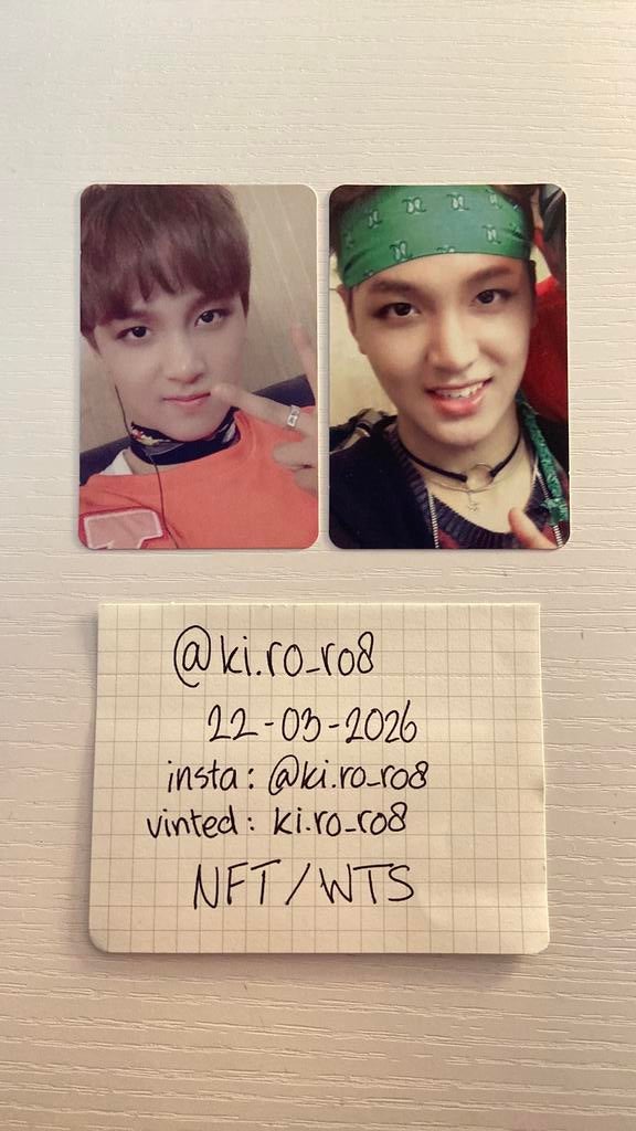 Nct 127 haechan firetruck photocards, Verzenden, Zo goed als nieuw, Foto of Kaart