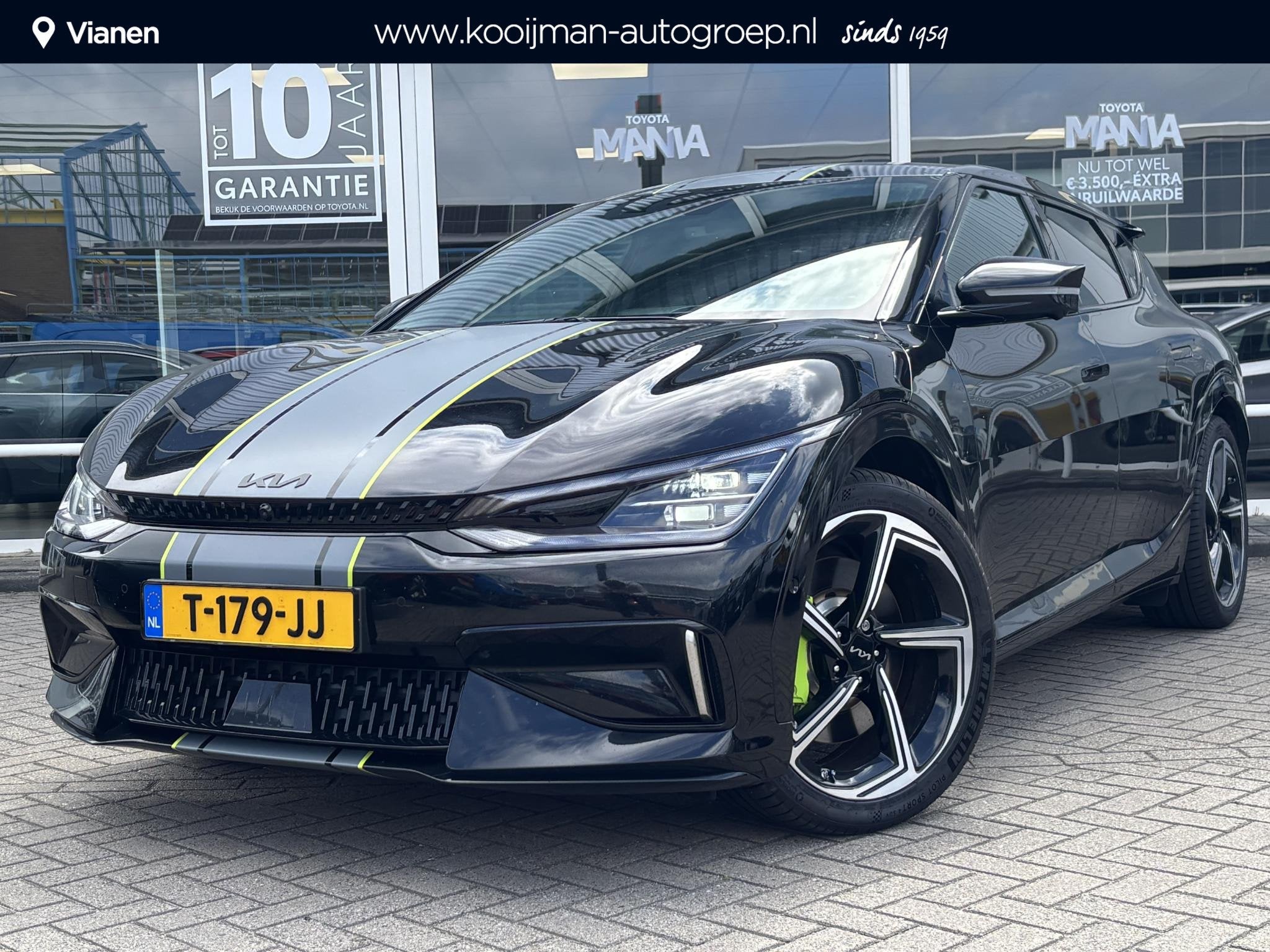 Kia EV6 GT AWD 77.4 kWh GT uitvoering, Kuipstoelen, 585PK, Auto's, Alcantara, Origineel Nederlands, Vierwielaandrijving, EV6