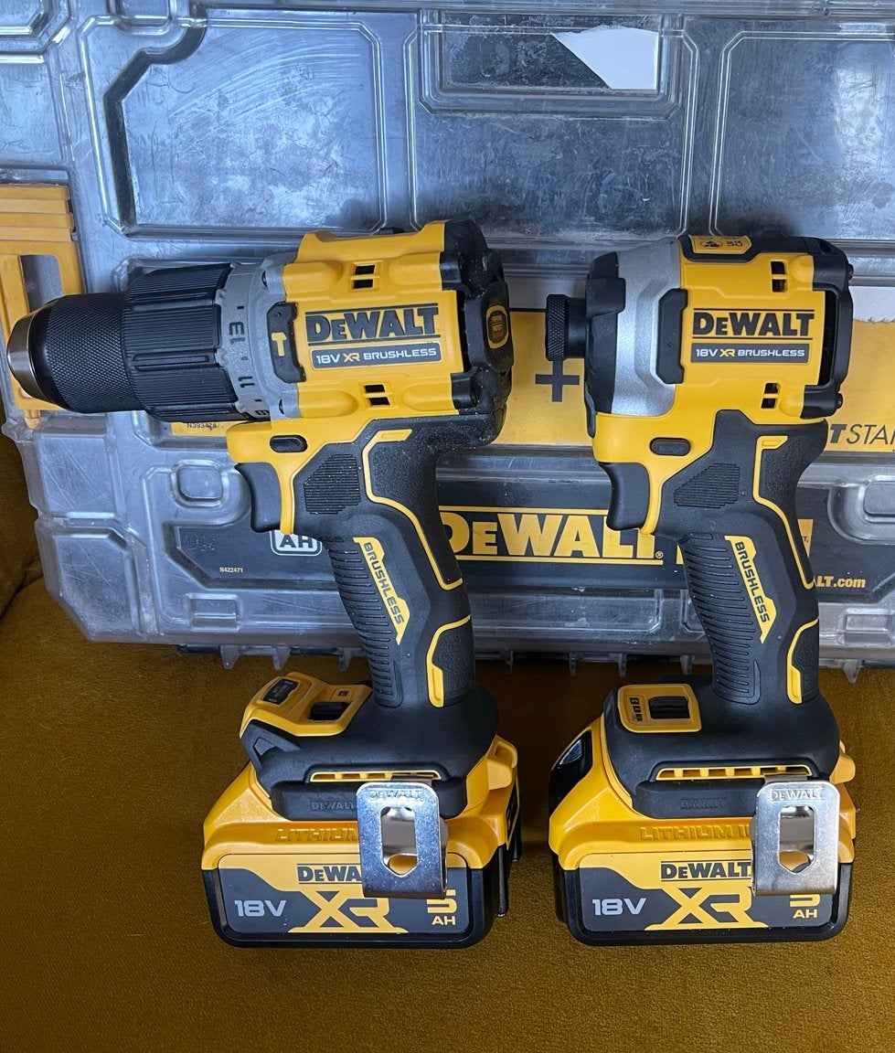 DeWalt 18V XR Brushless Boor- en Schroefmachine Set, 600 watt of meer, Variabele snelheid, Ophalen of Verzenden, Zo goed als nieuw