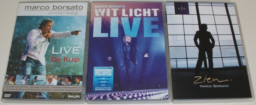 Dvd-Set *** MARCO BORSATO *** 3 stuks, Alle leeftijden, Ophalen of Verzenden, Zo goed als nieuw, Nederlands