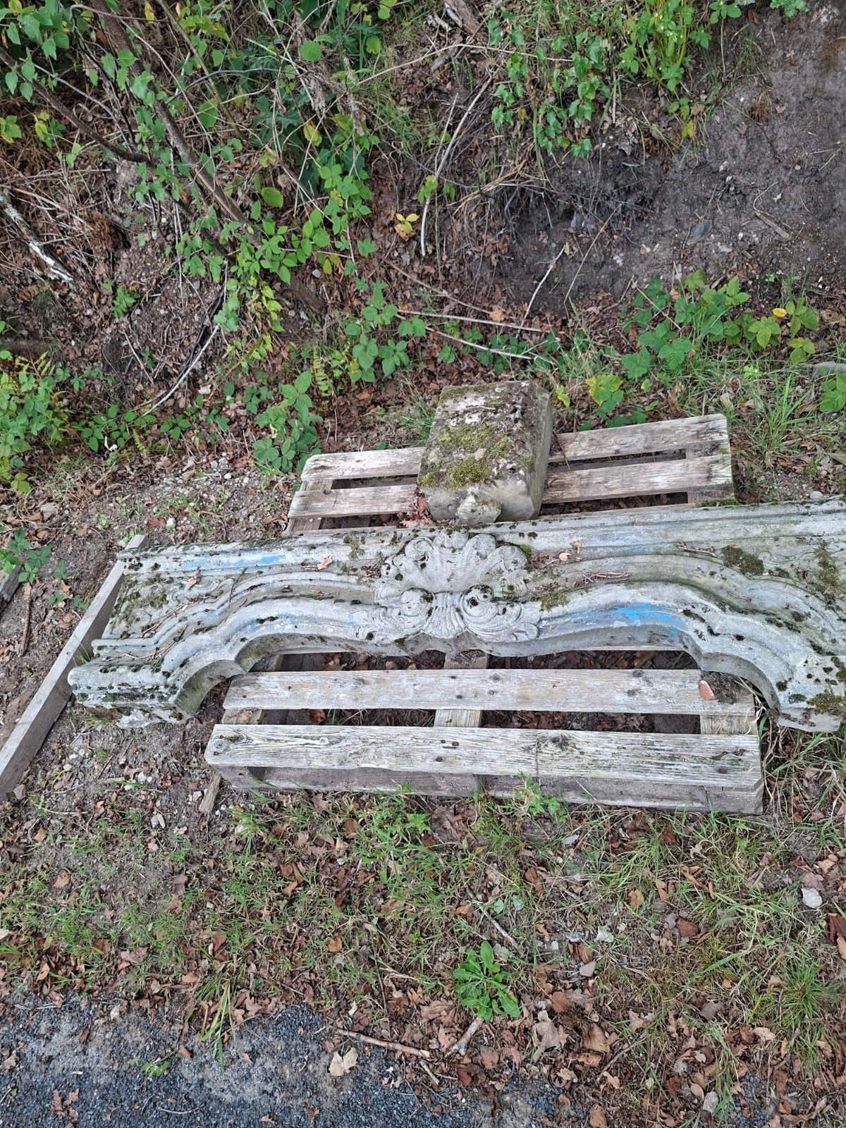 Ornamentaal benteimer / poort / schouw deel - 190 cm lang, Ophalen