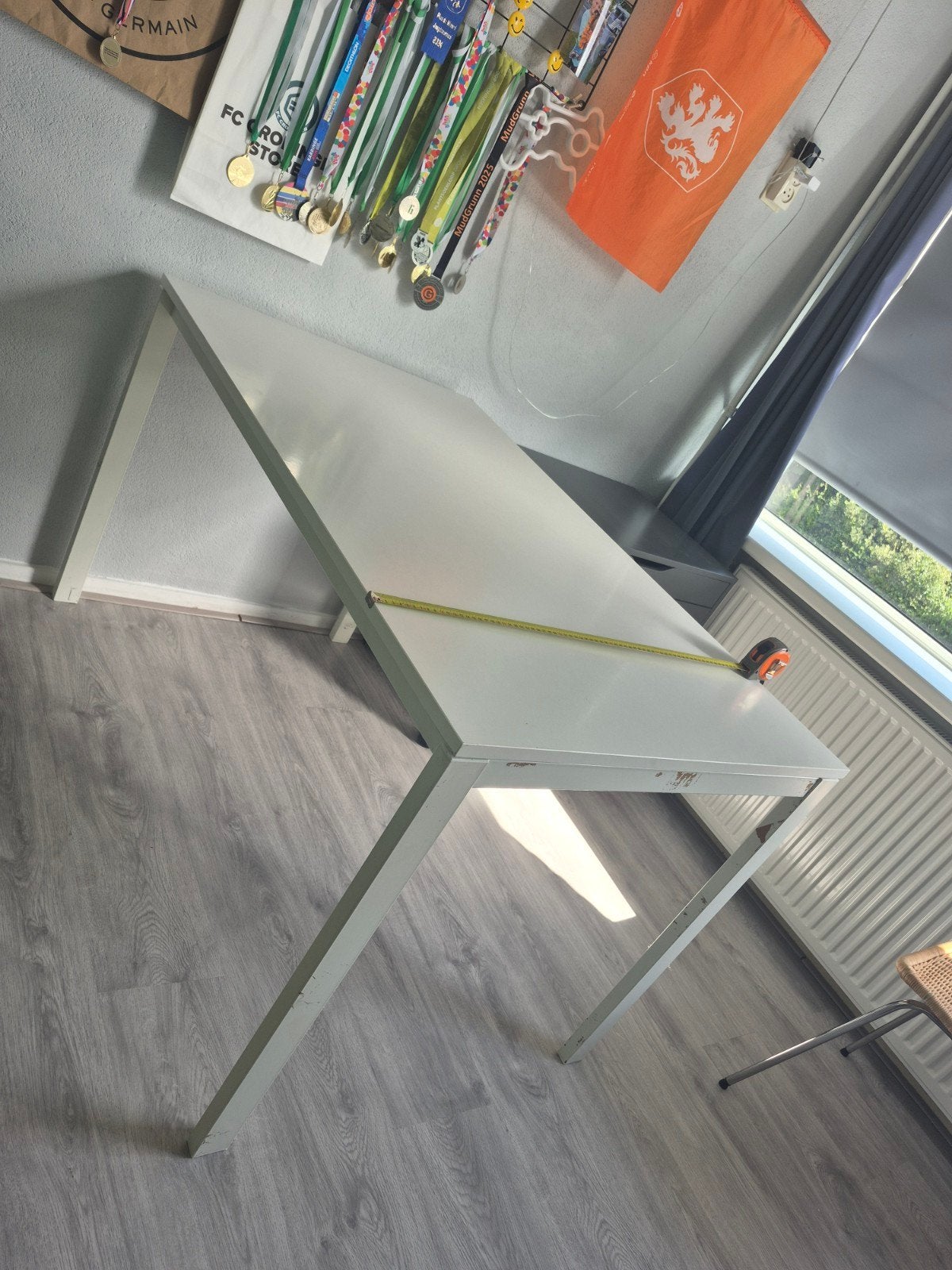 IKEA Melltorp tafel - wit, 125x75 cm, Huis en Inrichting, Tafels | Eettafels, Gebruikt, Overige materialen, Vier personen, Rechthoekig
