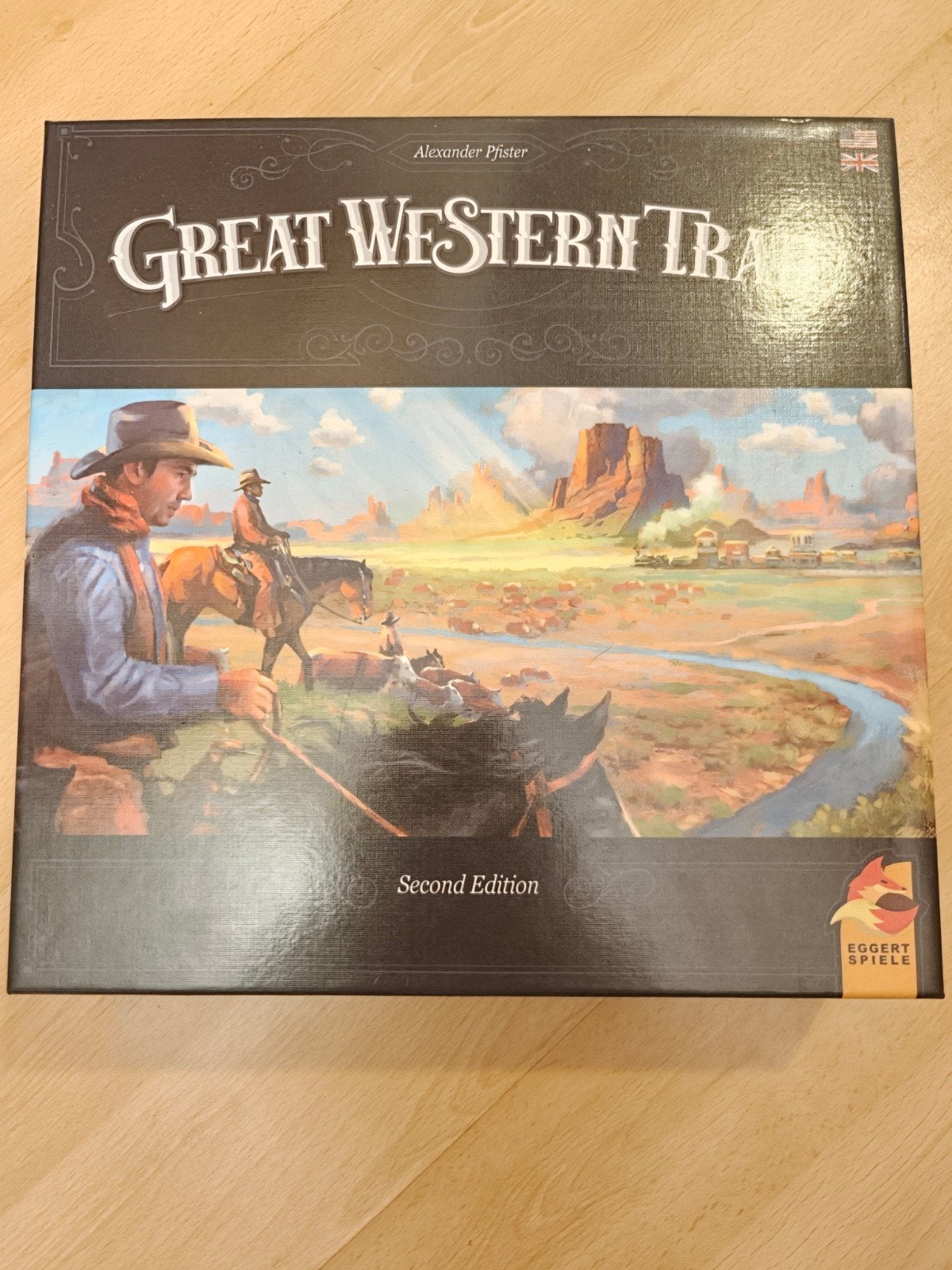 Great Western Trail - Geopend, nooit gespeeld, Een of twee spelers, Ophalen of Verzenden, Zo goed als nieuw