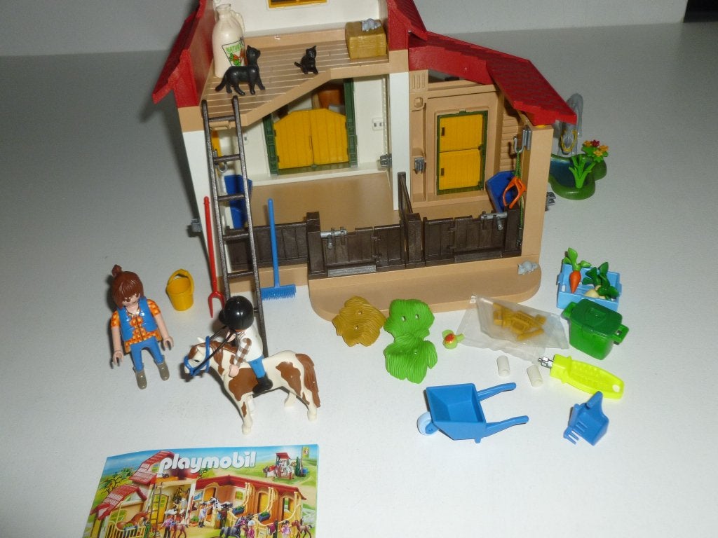 Playmobil 3 x Pony Ranch 6927 Prijs Per Set, Gebruikt, Gebouw, Complete set, Ophalen of Verzenden