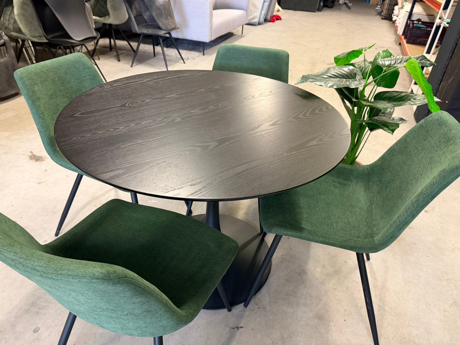 Eetset, Ophalen, Zo goed als nieuw, Rond, 100 tot 150 cm