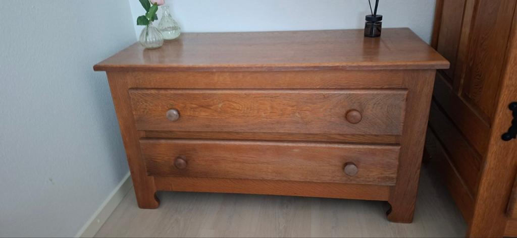 Houten dressoir, Ophalen, Gebruikt, 50 tot 75 cm