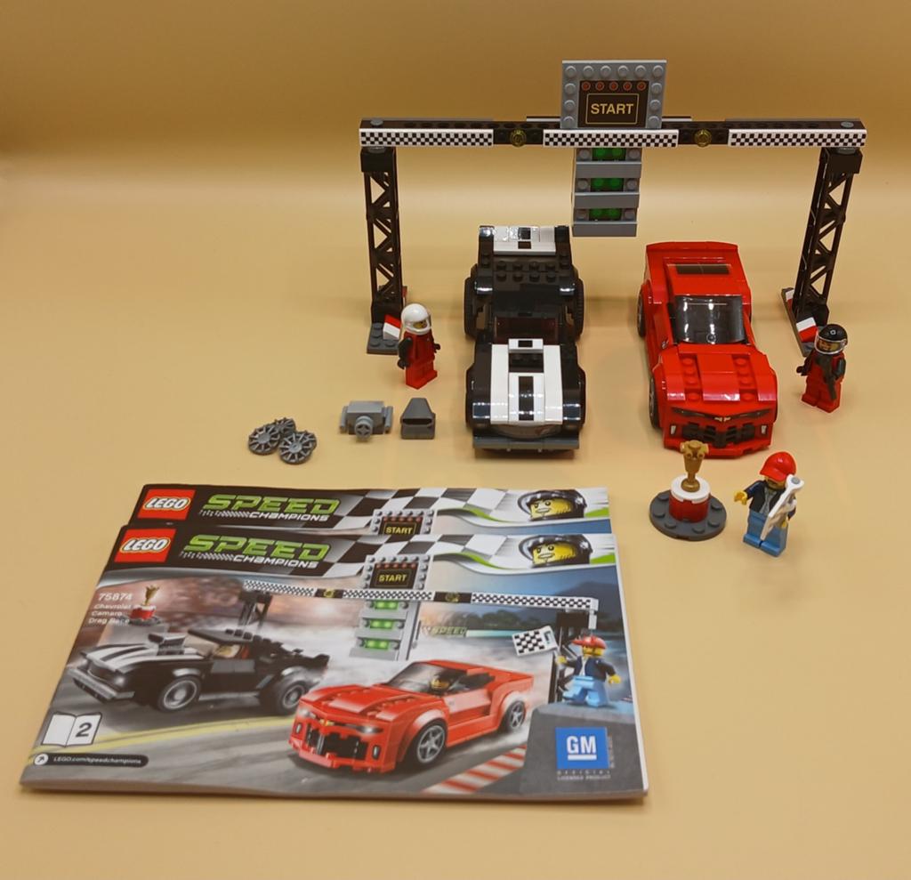 Lego Speed Champions, 75874 Chervolet Drag Race. **ZGAN**, Kinderen en Baby's, Speelgoed | Duplo en Lego, Zo goed als nieuw, Lego