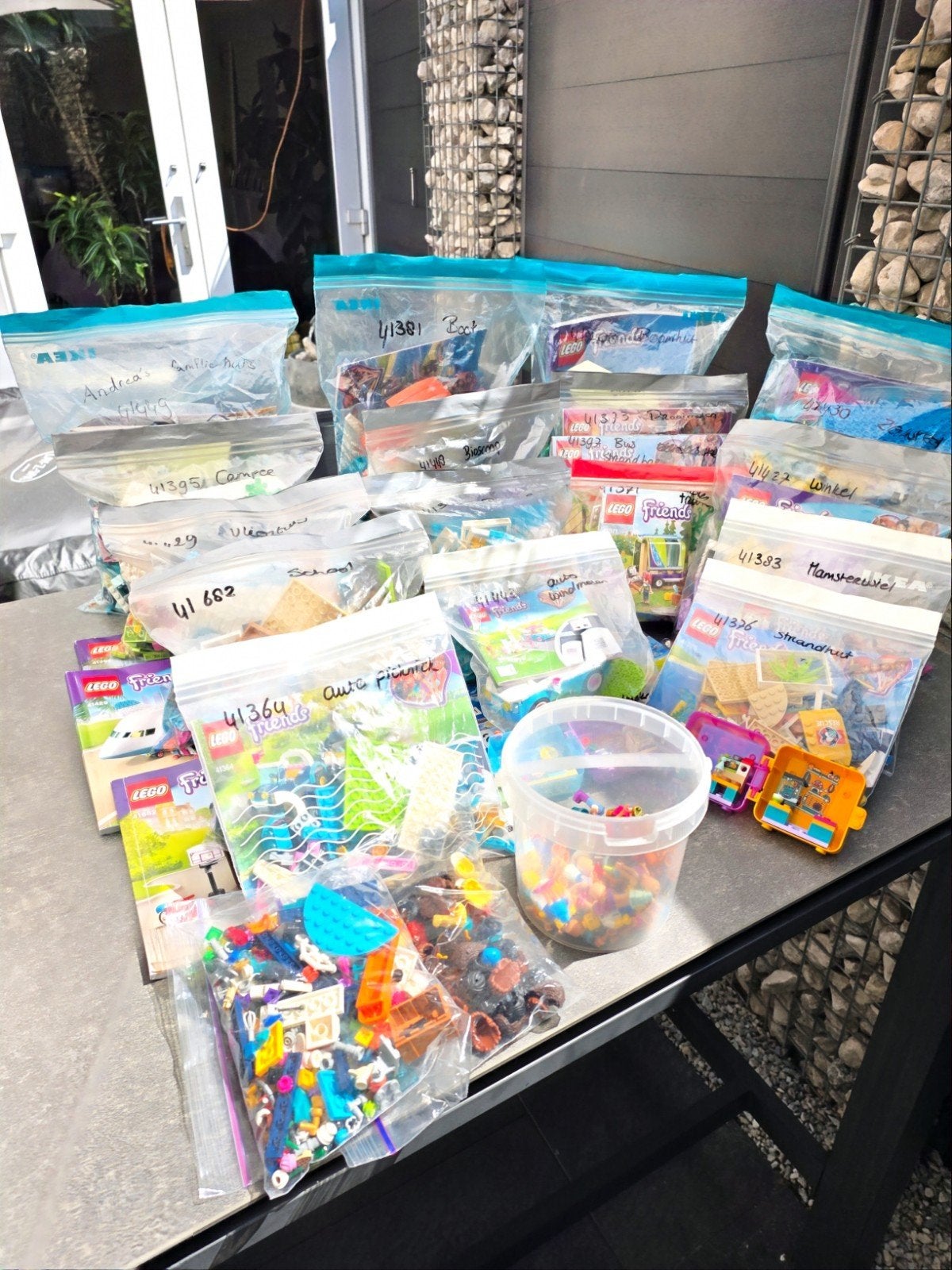 Grote collectie LEGO Friends sets (17x) met instructies, Gebruikt, Lego, Friends, Ophalen of Verzenden