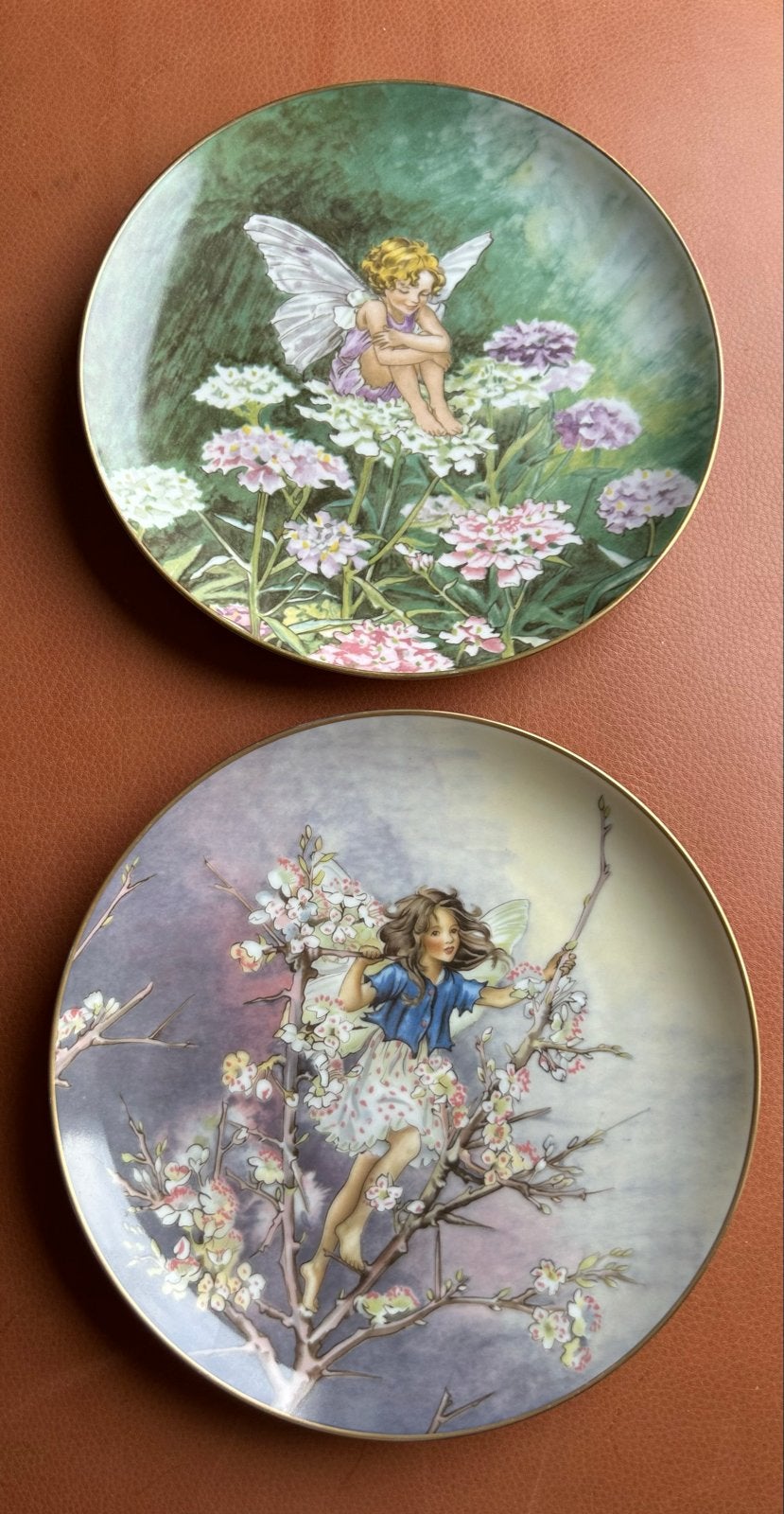Heinrich Villeroy & Boch Flower Fairies Wandborden (2 stuks), Ophalen, Meerkleurig, Zo goed als nieuw, Wandbord of Wandpaneel
