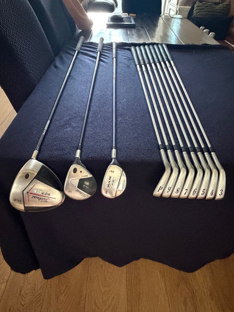 Golfset: Titleist 755 Forged Iron Set + Drivers