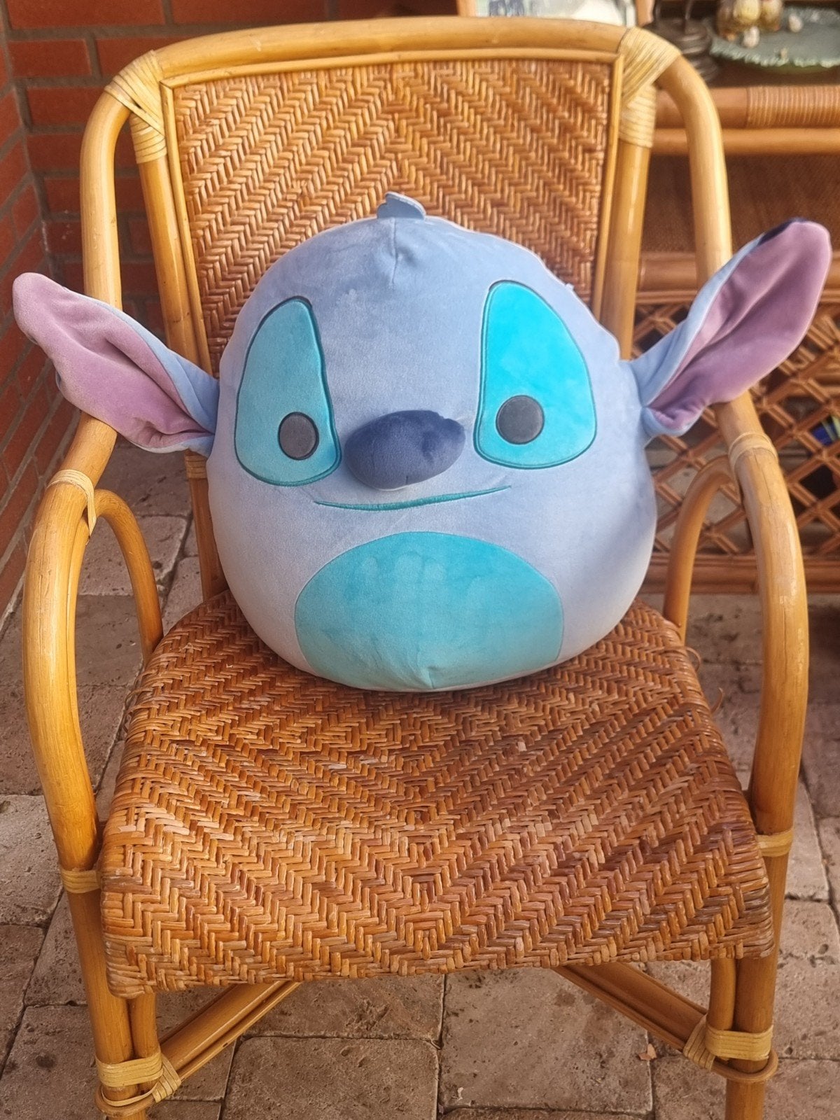 Disney Stitch Squishmallow - Grootste 45 cm - Ultralicht, Disney, Overige typen, Blauw, Ophalen of Verzenden