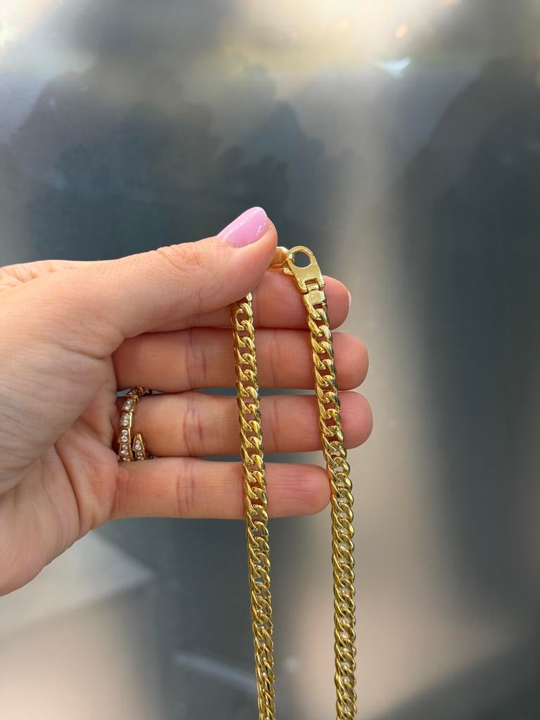 14KT Goud - 52 Gram - Ketting - CUBAN - Herenketting, Ophalen, Nieuw, Goud