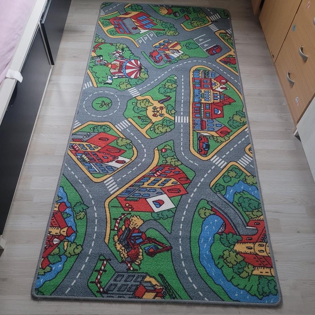 Vloerkleed met wegenpatroon, Ophalen of Verzenden