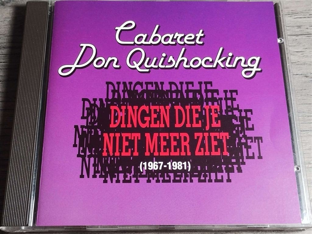 Cabaret Don Quishocking ‎– Dingen Die Je Niet Meer Ziet, Ophalen of Verzenden, Zo goed als nieuw